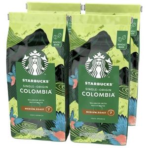 STARBUCKS Single-Origin Colombia, Medium Roast, Koffiebonen 450g (4 Zakken)