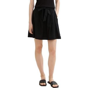 TOM TAILOR Denim Mini-rok voor dames, 14482 - Deep Black, M