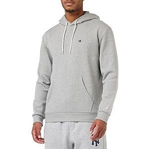 Champion Legacy Basics-Powerblend fleece sweatshirt met capuchon voor heren, lichtgrijs gemêleerd., M