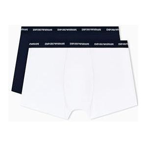 Emporio Armani - ASV Soft-Touch Viscose - Boxershorts - Blauw - Twee-pack