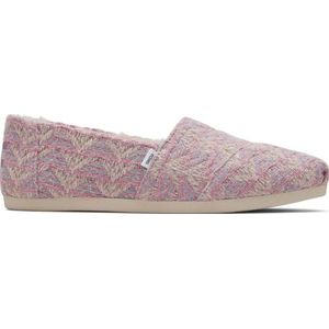 TOMS Dames Alpargata CloudBound Loafer Flat, Vintage Roze Cozy Global Woven/Faux Fur, 3.5 UK, Vintage roze gezellige wereldwijde geweven imitatiebont, 36 EU