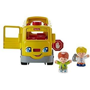 Fisher-Price Little People Bus zitten met Mir - babyspeelgoed 1 jaar (Mattel FKX01)