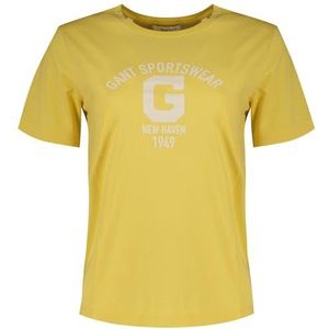 REG Logo SS T-shirt, Dusty Yellow, L
