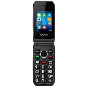 Qubo - P-210NW - Mobiele Telefoon - Zwart - 2.8 inch VGA-scherm