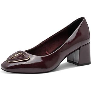Marco Tozzi Dames 2-22425-45 pumps, bordeaux PAT, 37 EU, Bordeaux Pat, 37 EU