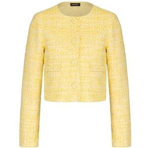 APART Boucleblazer met opgestikte klepzak, Vanille crème, 40