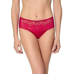 Playtex Flower Elegance Midi-slip van gerecyclede microvezel, voor dames, 1 stuk, Rood, XS