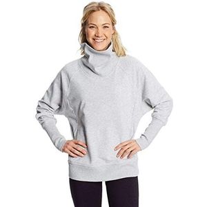 C9 Champion Women's Long Sleeve French Terry Top, Heather Gray, XS
