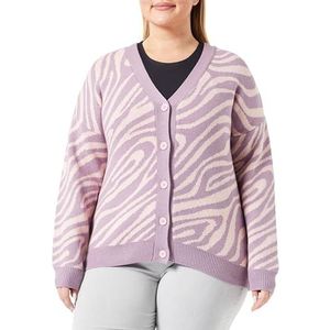 nascita Dames gebreide jas 12419547-NA03, mauve roze, XL/XXL, Mauve Roze, XL/XXL