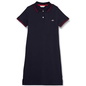 GANT Piqué-jurk voor meisjes, evening blue, 158-164