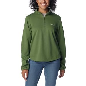 Columbia Dames Trek French Terry Half-Zip Update Fleece Overtrek, Canteen, L, Canteen, L