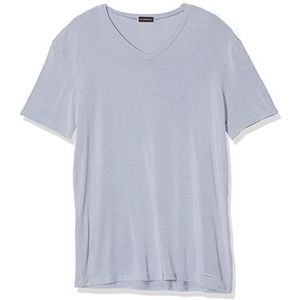 LVB Heren Classy Micromodal T-Shirt Scollo A V, Grijs (Grigio Chiaro 00p), XXL
