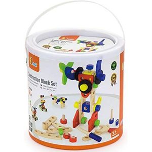 Viga Toys Constructiebouwset Hout 68-delig Multicolor