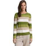 Tom Tailor - Regular Fit - Gebreide Pullover - Gestreept - Katoen en Viscosemix