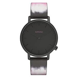 Komono 32015274 analoog kwarts unisex horloge, Tie Dye Pink, taille unique, Riem