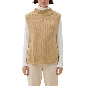 s.Oliver BLACK LABEL Women's 2118803 gebreide pullunder, bruin, L