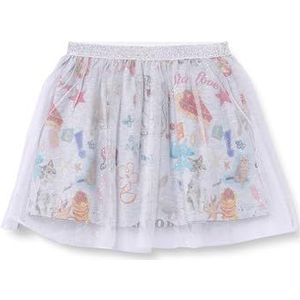 Desigual - Tule Minirok - Korte Rok - Met Kattenprint - Elastische Tailleband