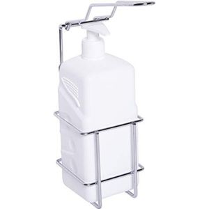 Croydex Zeepdispenser, wit/chroom, 1000 ml