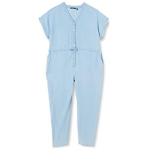 VERO MODA CURVE VMLIANA SS ANK GA Curve Jumpsuit, Light Blue Denim, 48/32