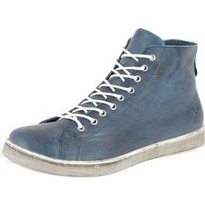 Andrea Conti Veterschoenen, lage damesschoenen 0341500-1, grootte:40, kleur:Blauw