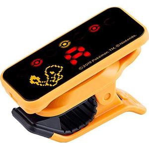 KORG Pitchclip PC2 Clip-on stemapparaat, chromatische tuner met klemclip voor gitaar en bas, Pokémon Edition Glumanda