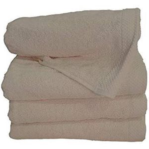 Miracle Home Nil 2-delige handdoek, 50 x 100 cm, 100% katoen, beige, 50 x 100 cm
