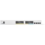 Cisco - Catalyst 1300-24MGP-4X Managed Switch - 16-poorts GE - 8 poorten 2.5GE - PoE - 4 x 10GE-SFP+