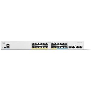 Cisco - Catalyst 1300-24MGP-4X Managed Switch - 16-poorts GE - 8 poorten 2.5GE - PoE - 4 x 10GE-SFP+