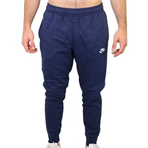 Nike Sportswear Club Fleece, Pantaloni Jogger Uomo, Blu Midnight Navy/White, XL