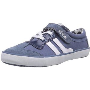 s.Oliver 44210 Low-Top Trainer voor meisjes, Blauw Blau Denim 802, 33 EU