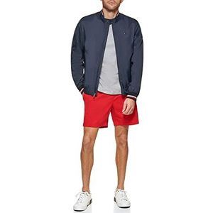 Tommy Hilfiger Lichtgewicht Varsity Rib Knit Bomber Jacket Shell, Marine Poly, XXL