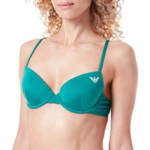 Emporio Armani Swimwear Dames Swimwear Multifunction Push-up Mix&Match Bikini Top, emerald green, XS