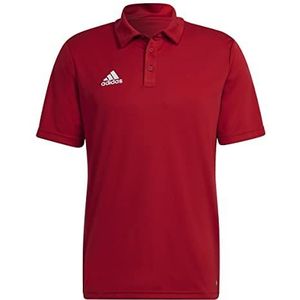 adidas Heren Entrada 22 Polo Shirt, Team Power Red 2, M Tall