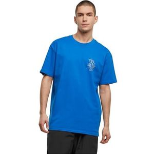 Mister Tee - Heren T-shirt - Kobaltblauw - 100% Katoen - 3XL