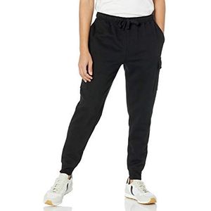 Amazon Essentials Heren Cargo Fleece Jogger, Zwart, XS