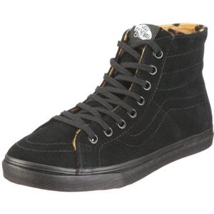 Vans U SK8-HI D-LO VL9ALAV Unisex - sneakers voor volwassenen, Zwart luipaard voering zwart, 35 EU