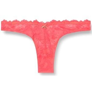 EMPORIO ARMANI Dames V-Braziliaanse slips, NEON roze bloemen, M, Neon Roze Bloemen, M