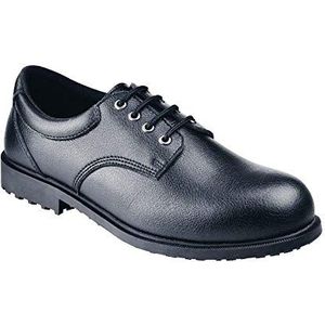 Shoes for Crews Stalen teen Cambridge, Heren SRC veiligheidsschoenen, zwart (zwart), 8 UK (42 EU)