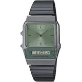 Casio Vintage Edgy grijs herenhorloge AQ-800ECGG-3AEF