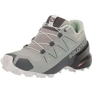 SALOMON Trail Loopschoen SPEEDCROSS 5 dames , Wrought Iron / Spray / White , 40 EU