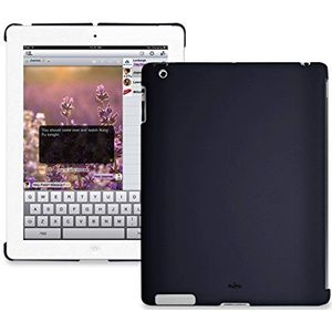 Puro Soft Touch Achterkant Beschermhoes voor iPad 2 Marineblauw