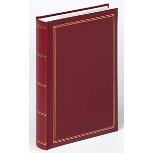 walther design fotoalbum rood 300 foto's 10 x 15 cm memo insert boek imitatie leer met reliëf, Monza ME-140-R