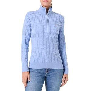 GANT Stretch Cotton Kabel Half-Zip, Clear Sky., XXL