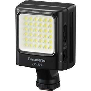 Panasonic VW-LED1E-K LED videolamp (geschikt voor camcorder/LUMIX camera) zwart