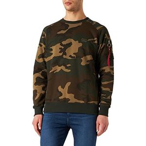 Alpha Industries Heren 158320C-408-wdl-camo-65-L sweatshirt, camouflage, L