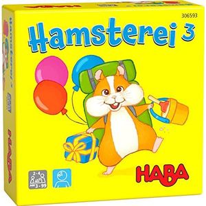 HABA 306593 - Hamsterei High DRIE, meeneemspel vanaf 3 jaar, Made in Germany