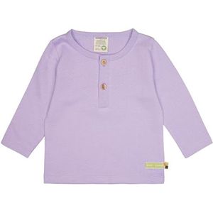 loud + proud Musseline Jersey voor meisjes, van biologisch katoen, GOTS-gecertificeerd shirt met lange mouwen, lila (lilac), 62-68