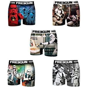 Freegun Calecon Stormtrooper boxershorts voor heren, 5 stuks, Meerkleurig, M