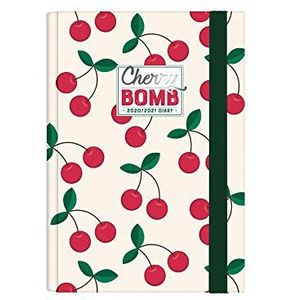 Legami - Weekplanner 16 maanden 2020/2021 klein, met notebook, Cherry Bomb - 9,5 x 13,5 cm