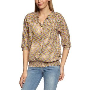 Cross jeans dames blouse, goud (ecru/harvest goud), XL